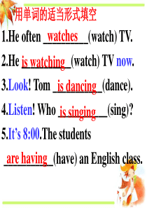 Unit6-Im-watching-TV-SectionB-2a-2c