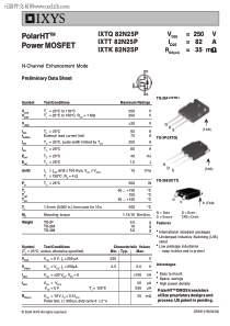 IXTQ82N25P中文资料