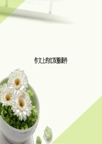 精品课件-作文上的红双圈课件