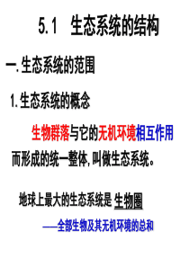 人教版教学课件广东省汕头市澄海中学高二生物51生态系统的结构课件