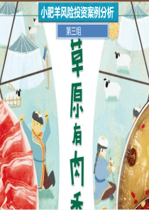 小肥羊风险投资案例分析