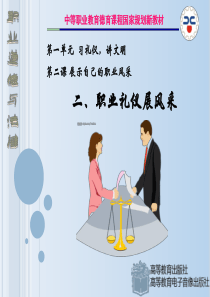 二、职业礼仪展风采