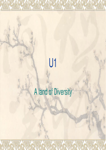 高中英语选修8 Unit1 A land of diversity词汇学习课件(人教新课标)