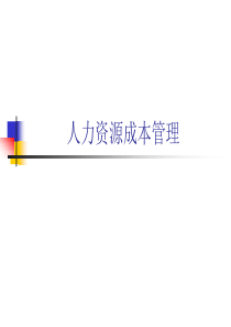 人力资源成本管理2859399062