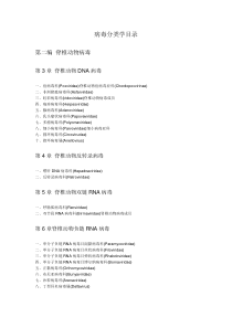 病毒分类学目录