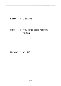 GB0-380+V11.02 500题库