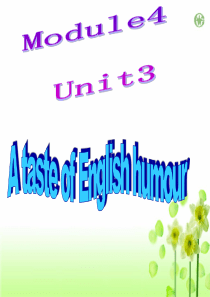 人教版必修4Unit3-语言点a-taste-of-English-humor