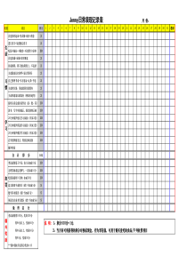 孩子家庭表现记录表