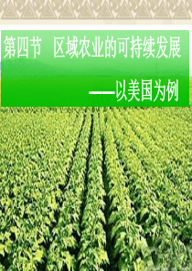 【地理】湘教版必修3 第二章 第四节 区域农业的可持续发展――以美国为例(课件)