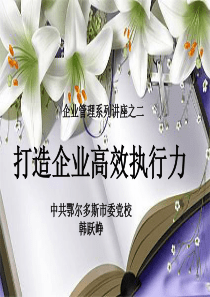 打造企业高效执行力定稿
