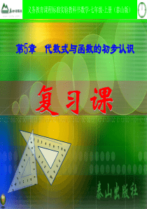 七年级上册第五章代数式与函数的初步认识第5章代数式与函数的初步知识 回顾与总结课件