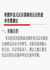 连续搅拌釜式反应器