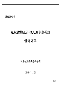 和君创业-沱牌公司组织结构设计与人力资源管理-48页-2000