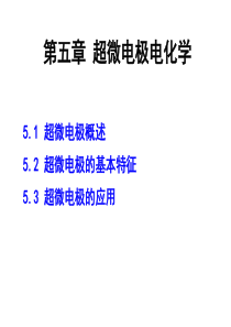 第5章超微电极电化学