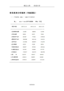 财务报表分析案例(华能国际)