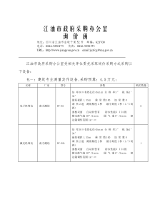 江油市政府采购办公室