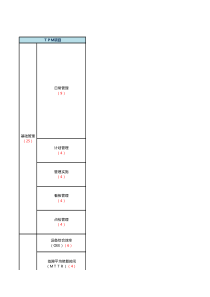 TPM系统体质查检表