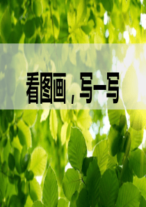 部编版三年级语文下册优秀课件-习作-看图画-写一写