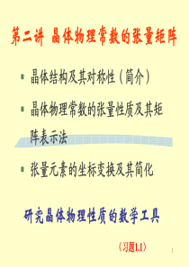 第二讲张量矩阵