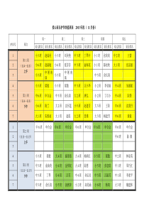 爱心家长护学岗值班表