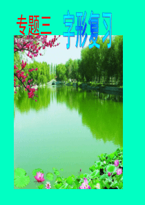 中考字形课件2015复习