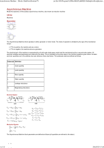 Matlab-Simulink中异步电机模型说明文档
