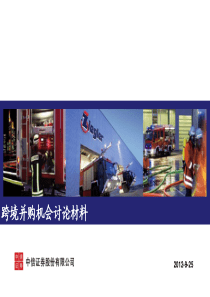 国外并购项目培训材料sent