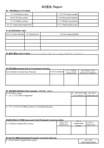 8D报告-Report(中英文版)