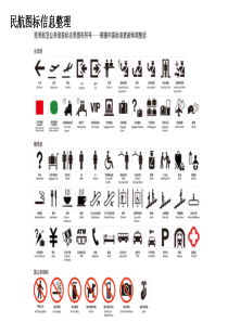 民航机场标识中英文对照