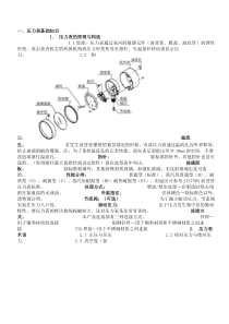 压力表基础知识