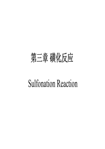第三章-磺化反应