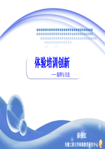 体验培训创新——原理与方法