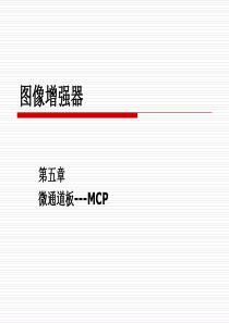 5第五章-微通道板