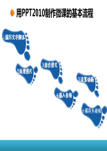 用PPT2010制作微课的基本流程