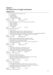 经济学原理对应练习-04
