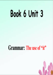 B6-U3Grammar(高中英语选修六第三单元语法).