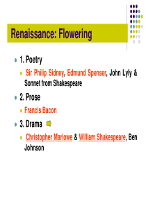 最新文档-英国文学简史--Part-II-The-English-Renaissance-PPT精品