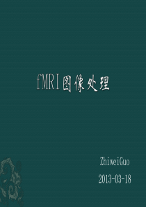 fMRI图像处理