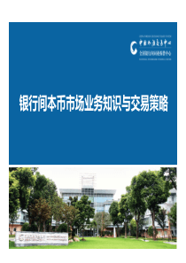 银行间本币市场业务知识与交易策略