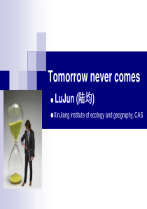 英语演讲---拖延症PPT