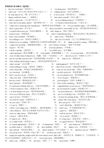 常用英语口语100句(超实用)_