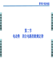 2012日照鸿睿教育辅导高三物理一轮复习课件--第7章第二节《电动势_闭合电路的欧姆定律》 (1)