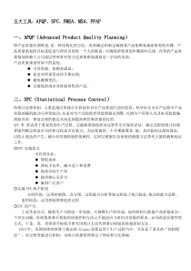 质量体系五大工具和七大手法