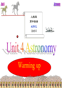book3unit4-Astronomy阅读课件