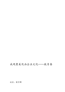 聚美优品企业文化--资料