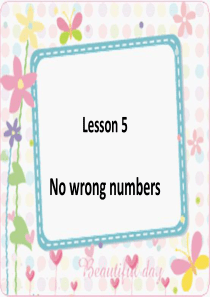 新概念第二册第5课课件