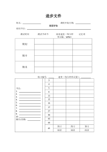 如何高效阅读-附录B-进步文件