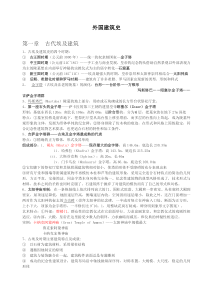 外国建筑史笔记[完整版]