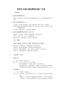 别墅网站推广方案