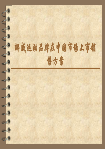 挪威运动品牌在中国市场上市销售方案